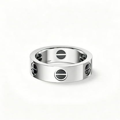 [LUXE] LOVE RING 5.5MM NO DIAMONDS  CERAMIC