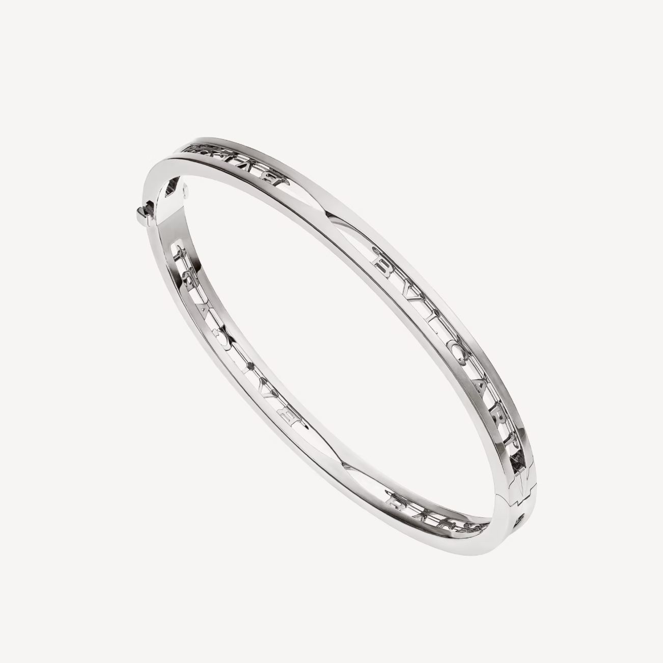 [RAFFINE]ZERO 1 SPIRAL LOGO SILVER BRACELET