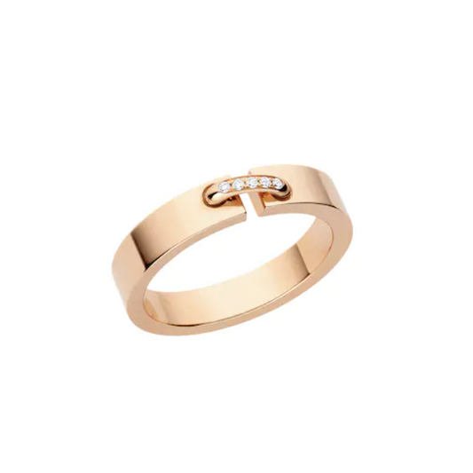 [RAFFINE]ALLIANCE LIENS VIDENCE DIAMOND 4MM RING