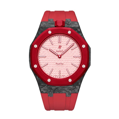 Royal Oak Pop Exclusive Carbon‑fiber Case & Silicone Strap