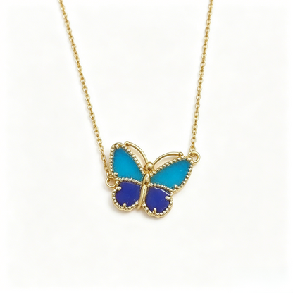[RAFFINE] 2026 NEW LUCKY BUTTERFLY 1 MOTIFS NECKLACE