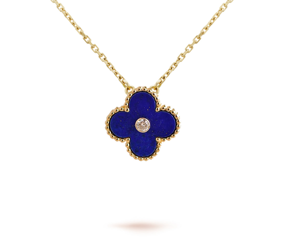 [LUXE]CLOVER 15MM CHRISTMAS LIMITED EDITION SINGLE FLOWER NECKLACE