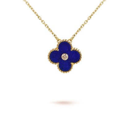 [LUXE]CLOVER 15MM CHRISTMAS LIMITED EDITION SINGLE FLOWER NECKLACE