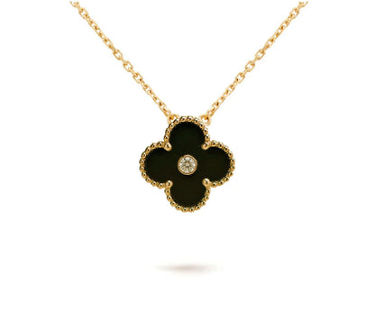 [LUXE]CLOVER 15MM CHRISTMAS LIMITED EDITION SINGLE FLOWER NECKLACE