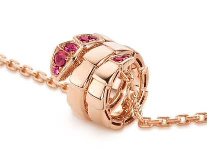 [RAFFINE]COLLAR PEDANTE SERPENTI