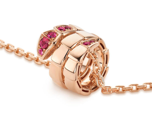 [RAFFINE]COLLAR PEDANTE SERPENTI