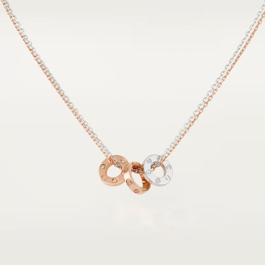 [Raffine]LOVE 6 DIAMOND PENDANT NECKLACE