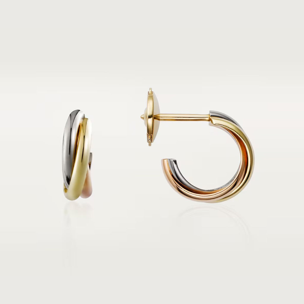 [Raffine]TRINITY ON DIAMOND MINI EARRINGS