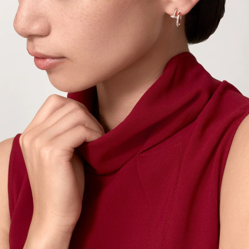 [Raffine]JUSTE FULL DIAMOND SMALL EARRINGS