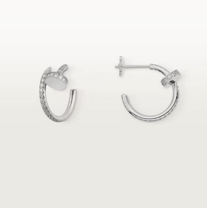 [Raffine]JUSTE FULL DIAMOND SMALL EARRINGS