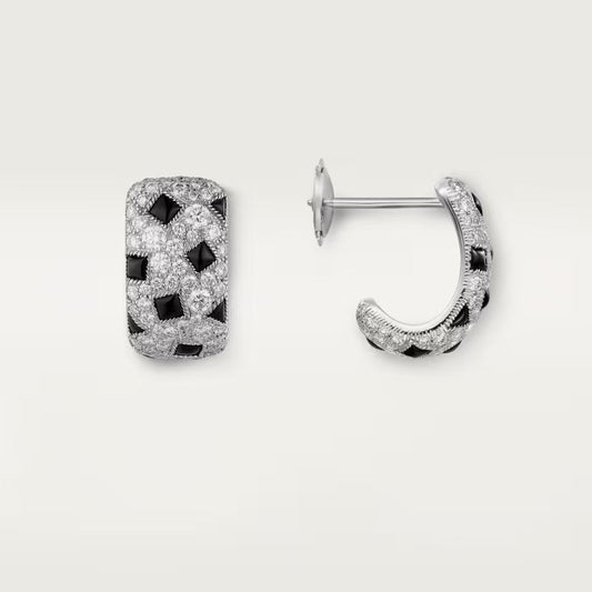 [Raffine]PANTHERE MINI FULL DIAMOND EARRINGS