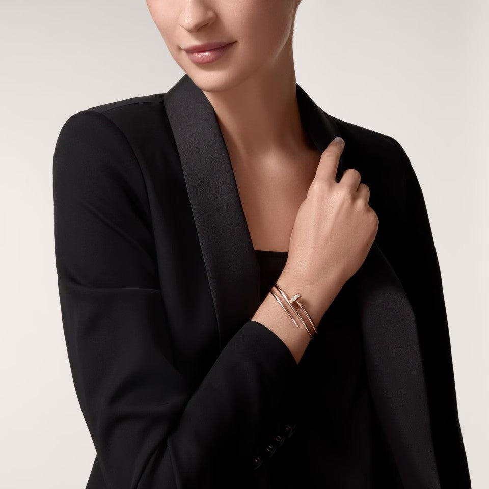 [Raffine]JUSTE BRACELET 3.5MM DOUBLE ROW DIAMOND