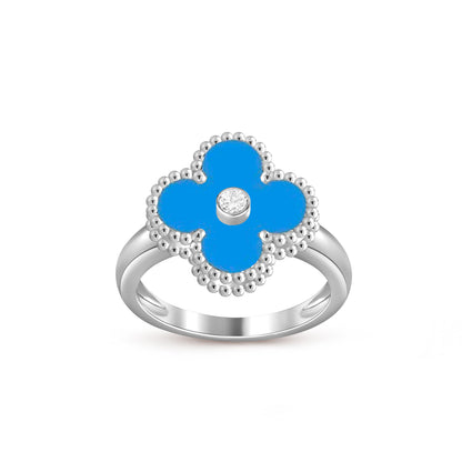 [LUXE]CLOVER SILVER DIOMND RING COLLECTION