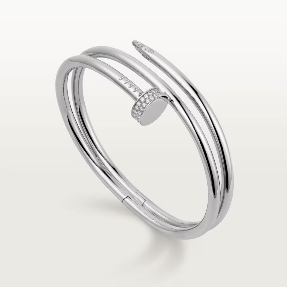 [Raffine]JUSTE BRACELET 3.5MM DOUBLE ROW DIAMOND