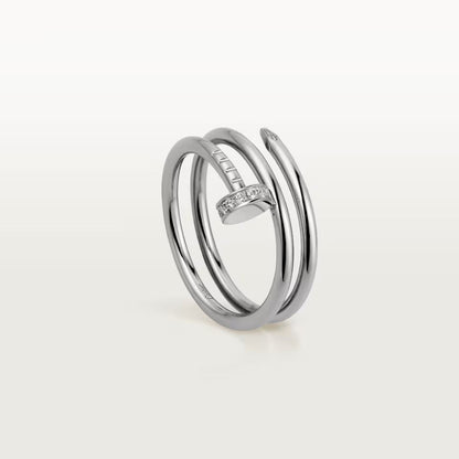 [Raffine]JUSTE RING 4.8MM HALF DIAMOND
