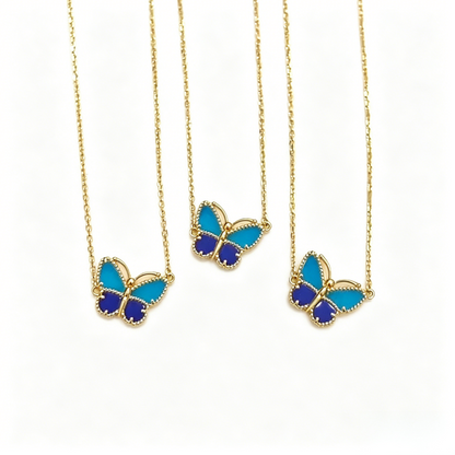 [RAFFINE] 2026 NEW LUCKY BUTTERFLY 1 MOTIFS NECKLACE