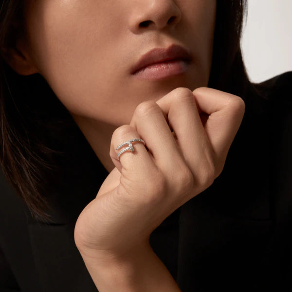 [Raffine]JUSTE RING 1,8 MM SILBERDIAMANTEN