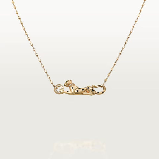 [Raffine]PANTHERE FULL DIAMOND NECKLACE