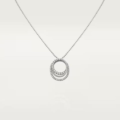 [Raffine]ETINCELLE  FULL DIAMOND NECKLACE