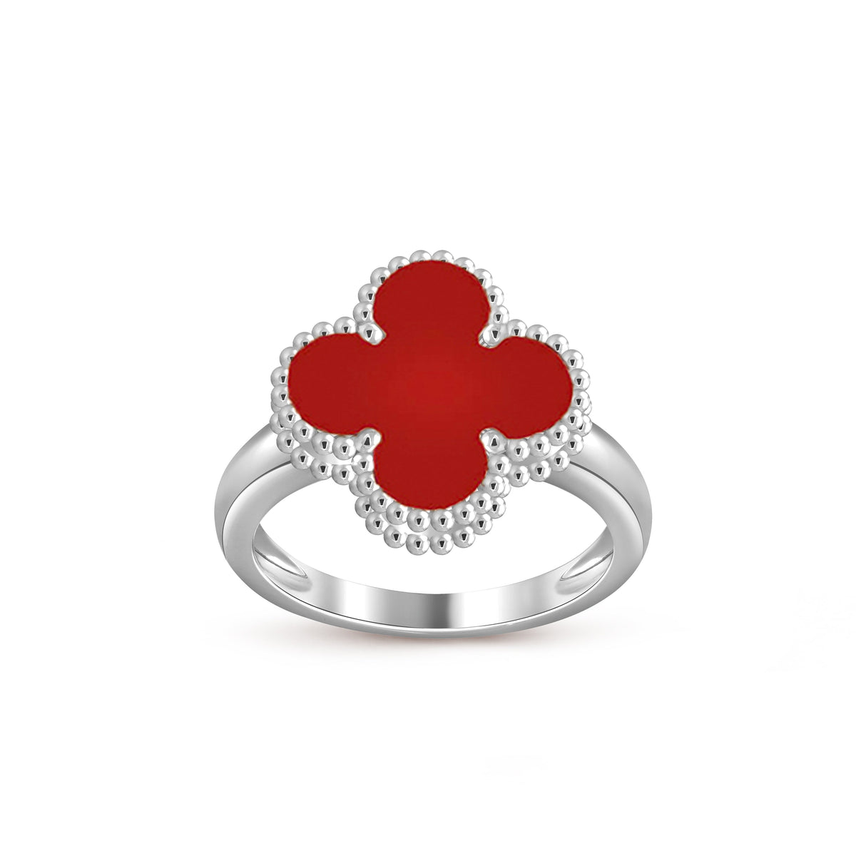 [LUXE]CLOVER SILVER RING COLLECTION