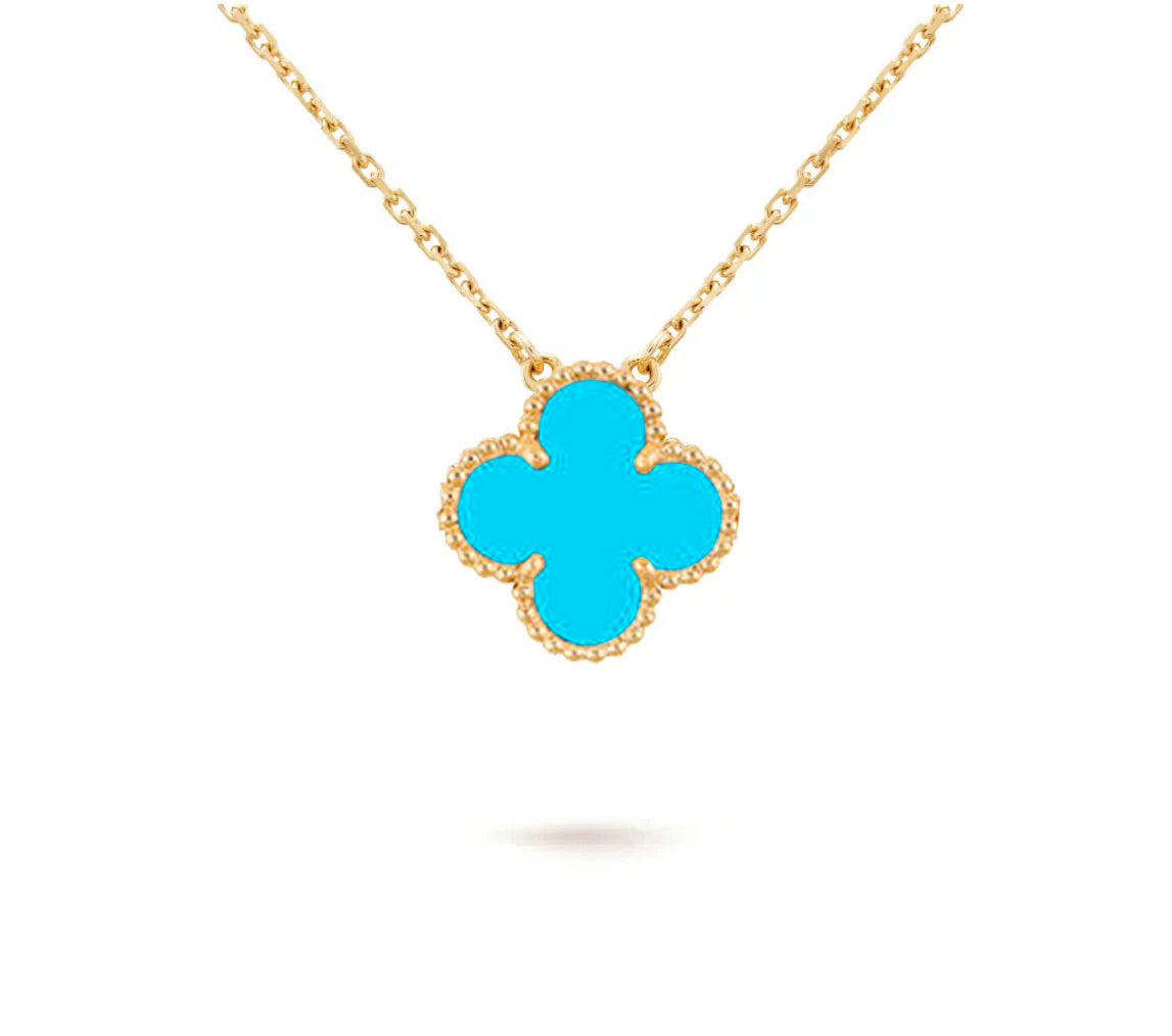 [LUXE]CLOVER 15MM SINGLE FLOWER NECKLACE COLLECTION