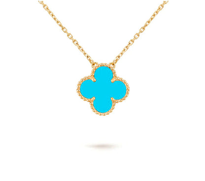 [LUXE]CLOVER 15MM SINGLE FLOWER NECKLACE COLLECTION