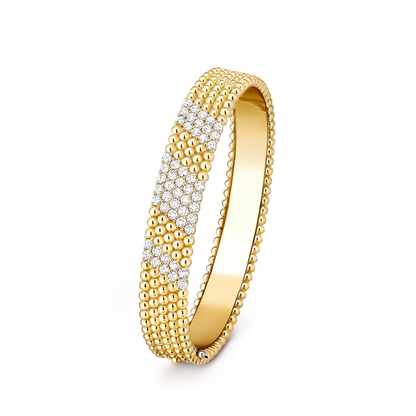 [RAFFINE]  FIVE-ROW DIAMOND BRACELET