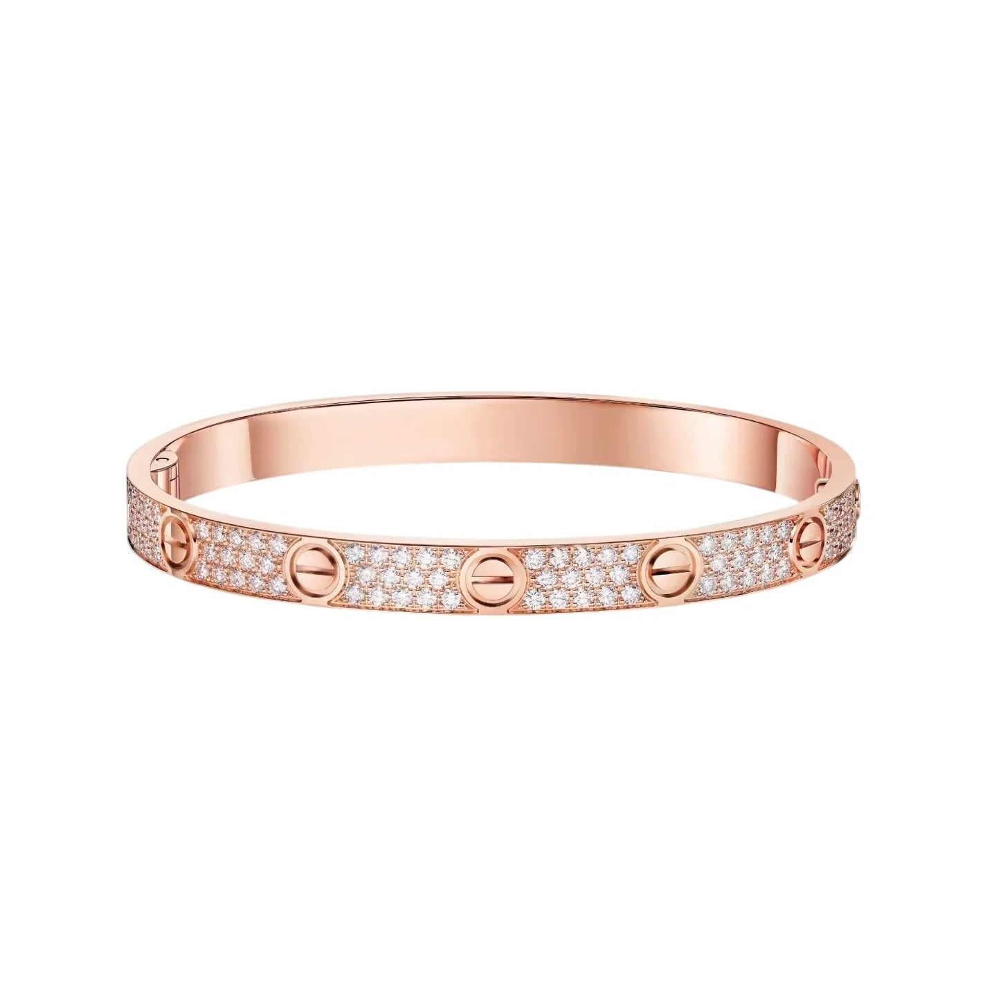 [Raffine]LOVE BRACELET 6.1MM DIAMOND-PAVED