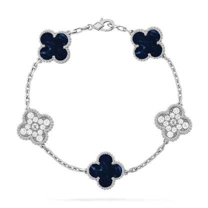 [RAFFINE]CLOVER 5 MOTIF PIETERSITE BRACELET COLLECTION