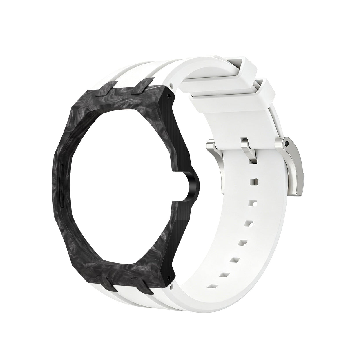 Royal Oak Pop Exclusive Carbon‑fiber Case & Silicone Strap