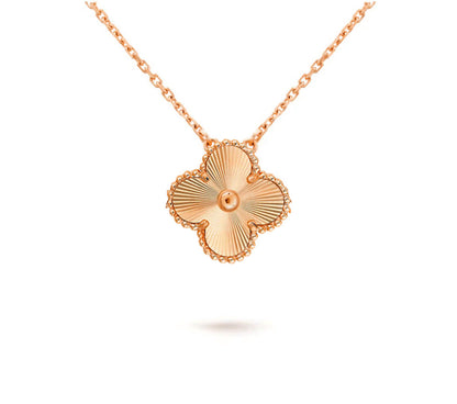[LUXE]CLOVER 15MM SINGLE FLOWER NECKLACE COLLECTION