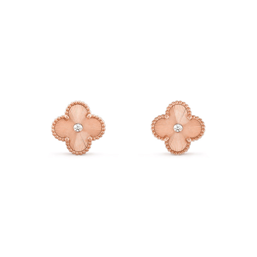 [LUXE]CLOVER  15MM DIAMOND EARRINGS COLLECTION
