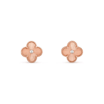 [LUXE]CLOVER  15MM DIAMOND EARRINGS COLLECTION