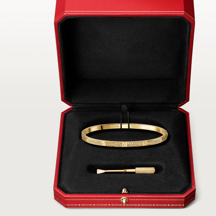 [RAFFINE]LOVE BRACELET 3.65MM DIAMOND-PAVED
