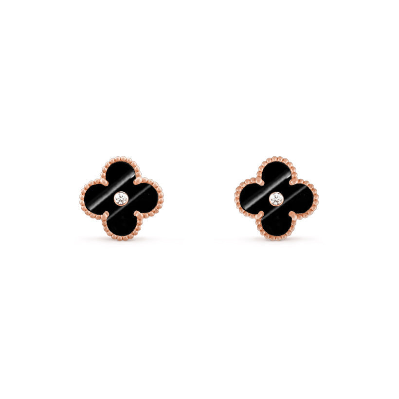 [LUXE]CLOVER  15MM DIAMOND EARRINGS COLLECTION