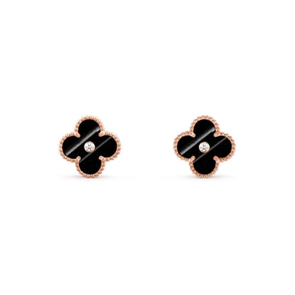 [LUXE]CLOVER  15MM DIAMOND EARRINGS COLLECTION