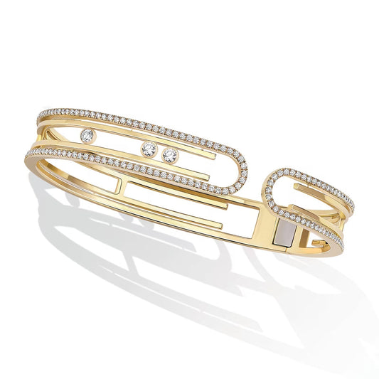 [RAFFINE]MOVE 10TH PAVED DIAMOND BRACELET