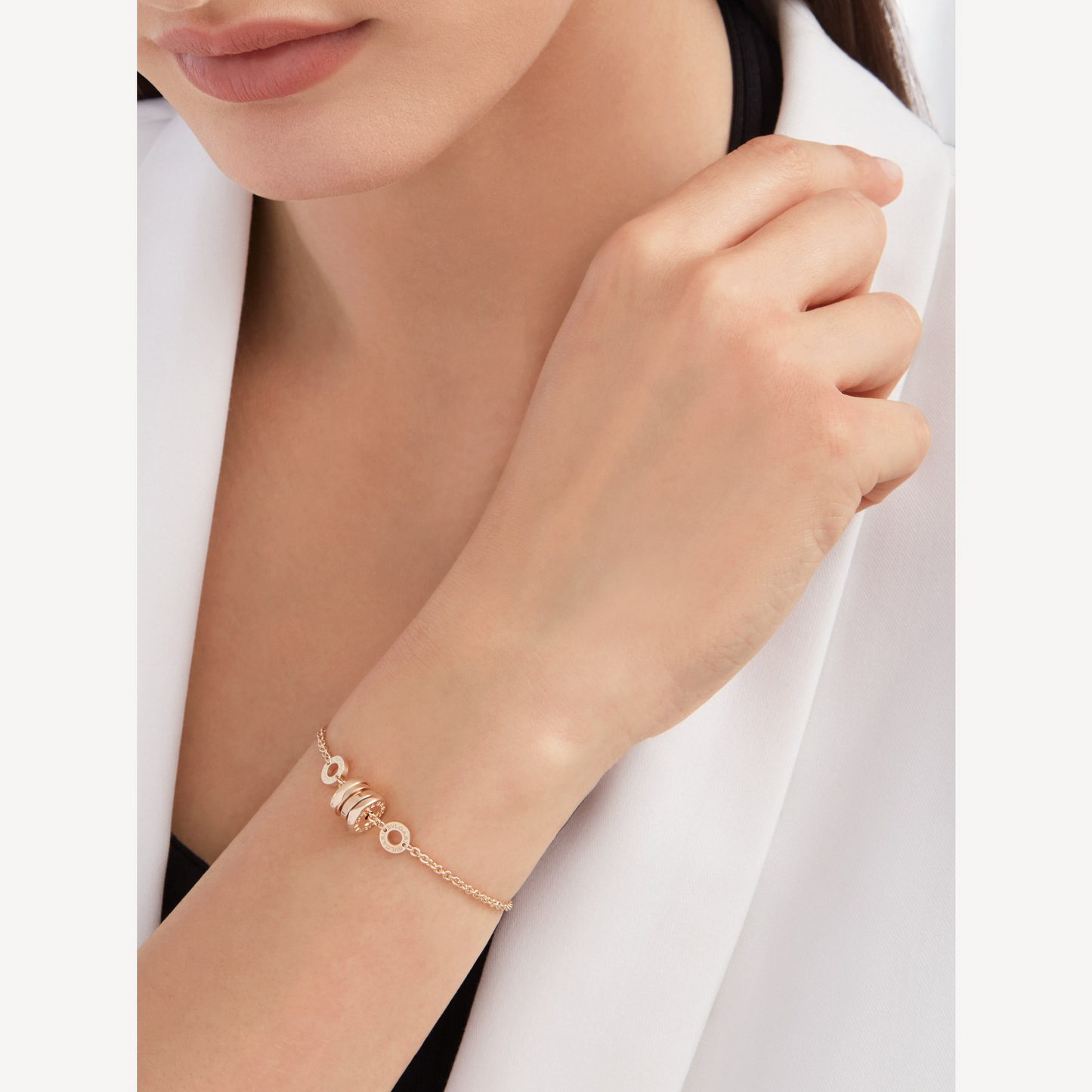 [RAFFINE]ZERO 1 SOFT PINK GOLD BRACELET