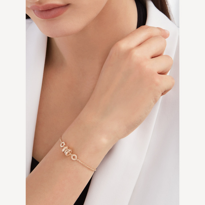 [RAFFINE]ZERO 1 SOFT PINK GOLD BRACELET