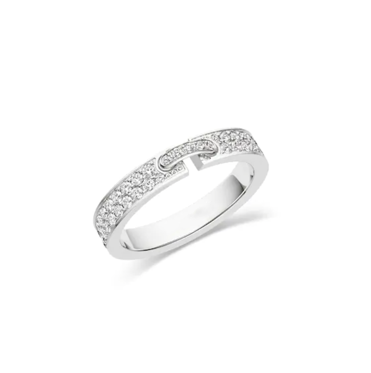 [RAFFINE]ALLIANCE LIENS VIDENCE PAVED DIAMOND 4MM RING