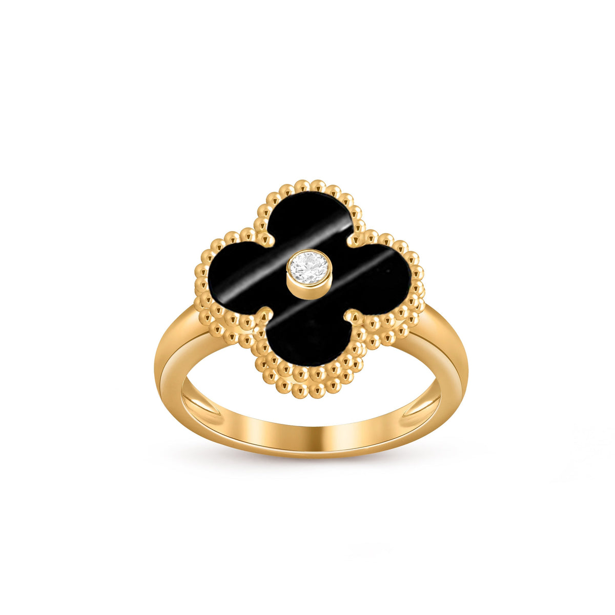 [LUXE]CLOVER DIAMOND RING GOLD COLLECTION