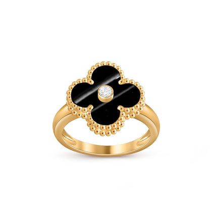[LUXE]CLOVER DIAMOND RING GOLD COLLECTION