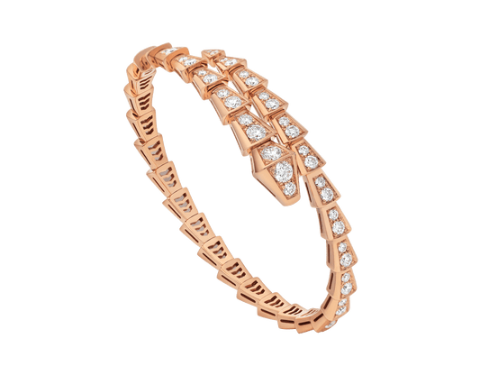 [RAFFINE]SERPENTI BRACELET 6.8MM PINK GOLD DIAMOND