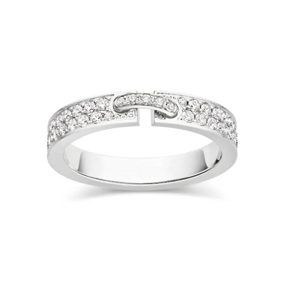[RAFFINE]ALLIANCE LIENS VIDENCE PAVED DIAMOND 4MM RING
