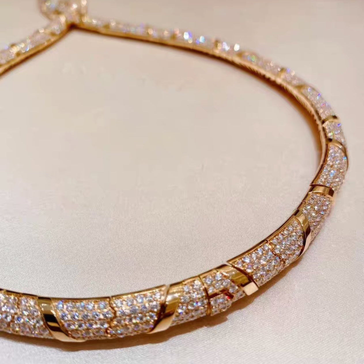 [RAFFINE]COLLAR SERPENTI DE ORO DE ALTA COSTURA 