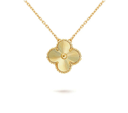 [LUXE]CLOVER 15MM SINGLE FLOWER NECKLACE COLLECTION
