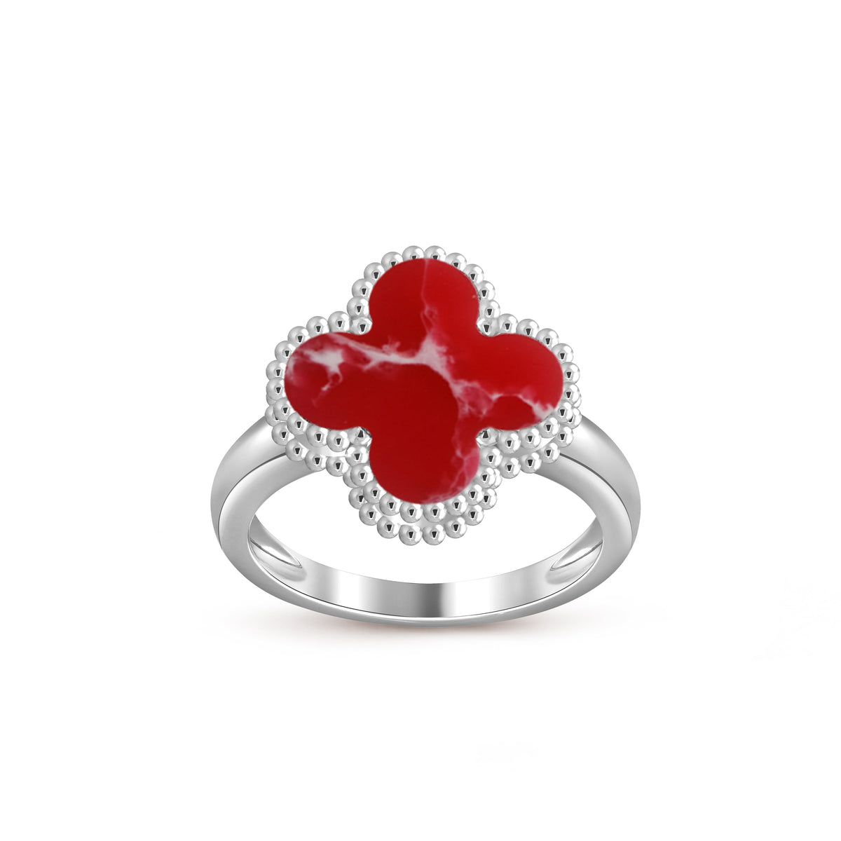 [LUXE]CLOVER SILVER RING COLLECTION