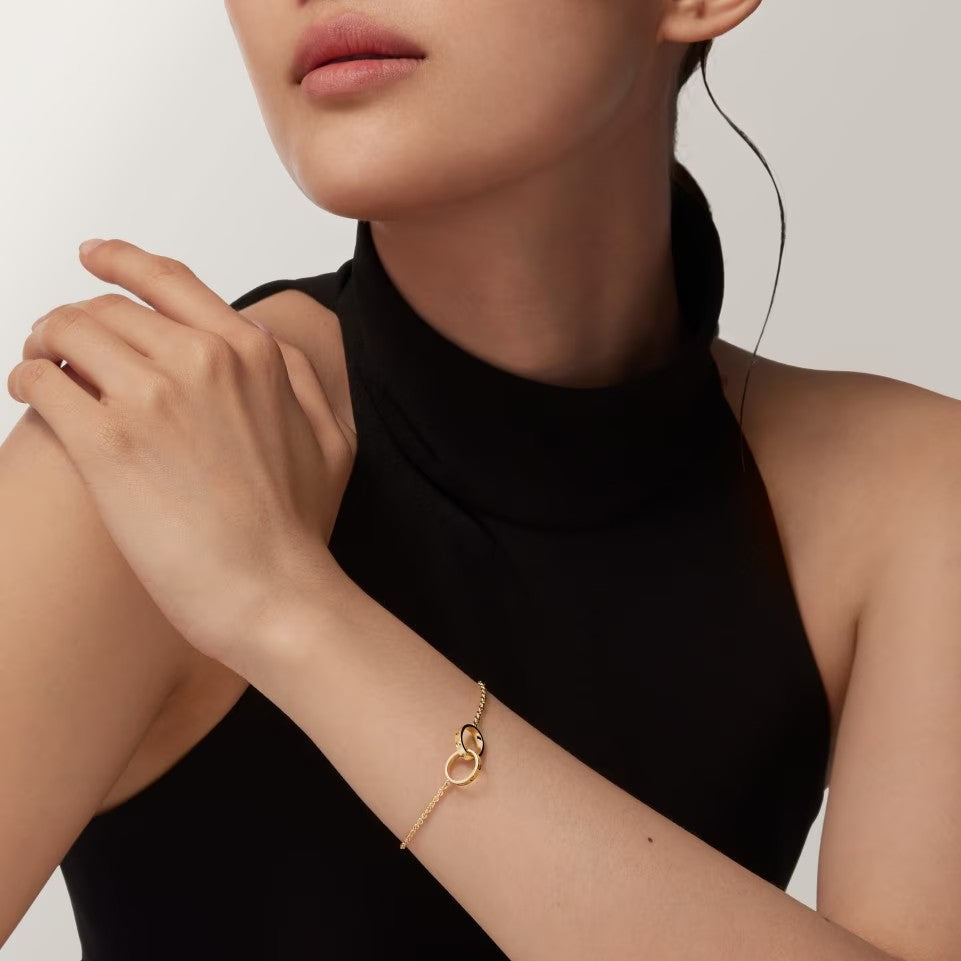 [Raffine]LOVE BRACELET DOUBLE RING
