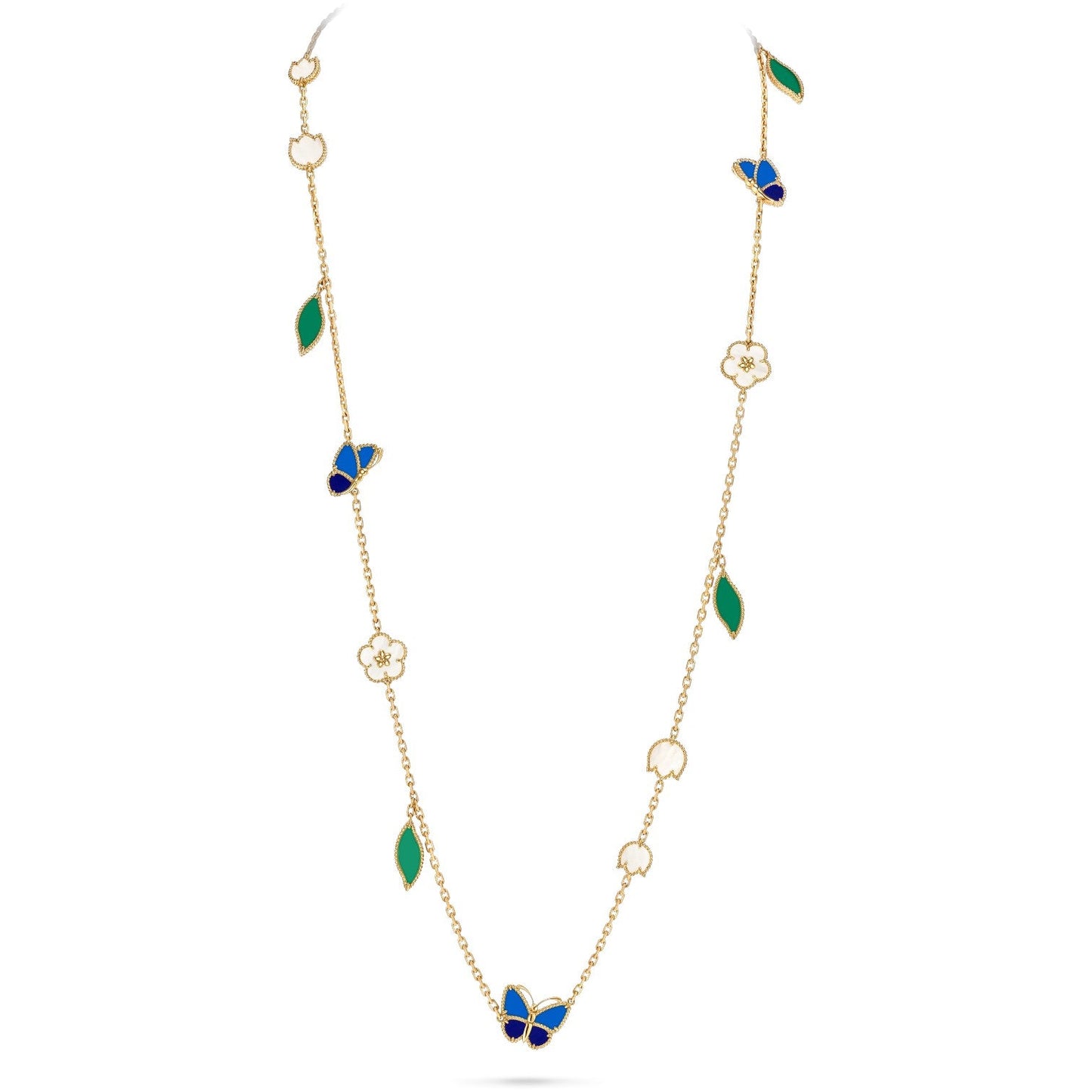 [RAFFINE]LUCKY SPRING BUTTERFLY 15 FLOWER NECKLACE