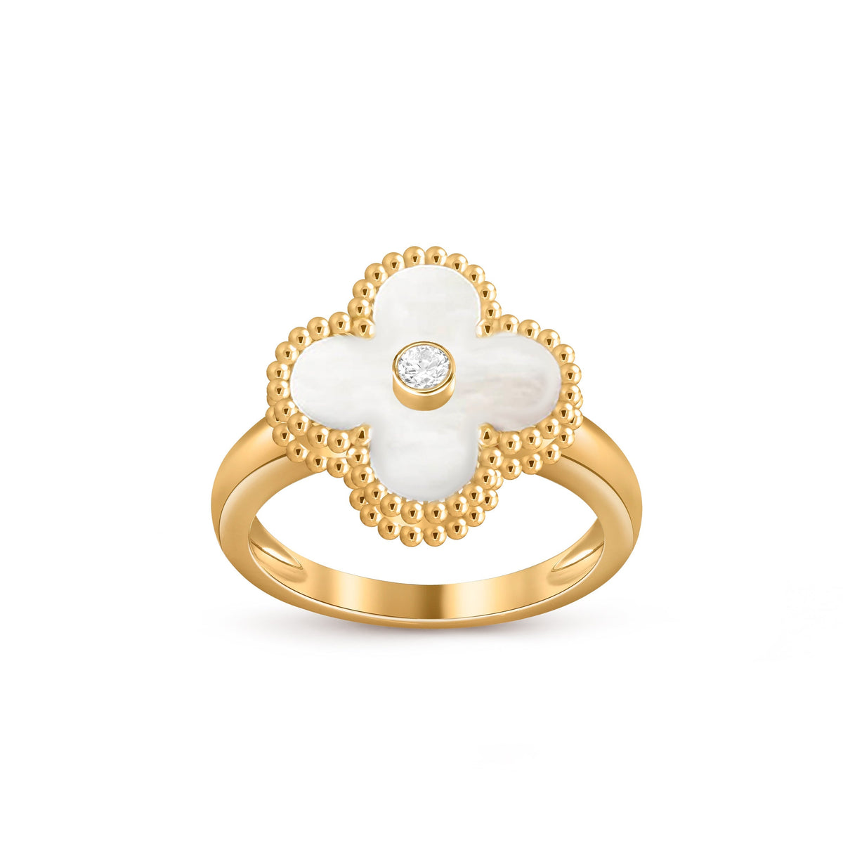 [LUXE]CLOVER DIAMOND RING GOLD COLLECTION